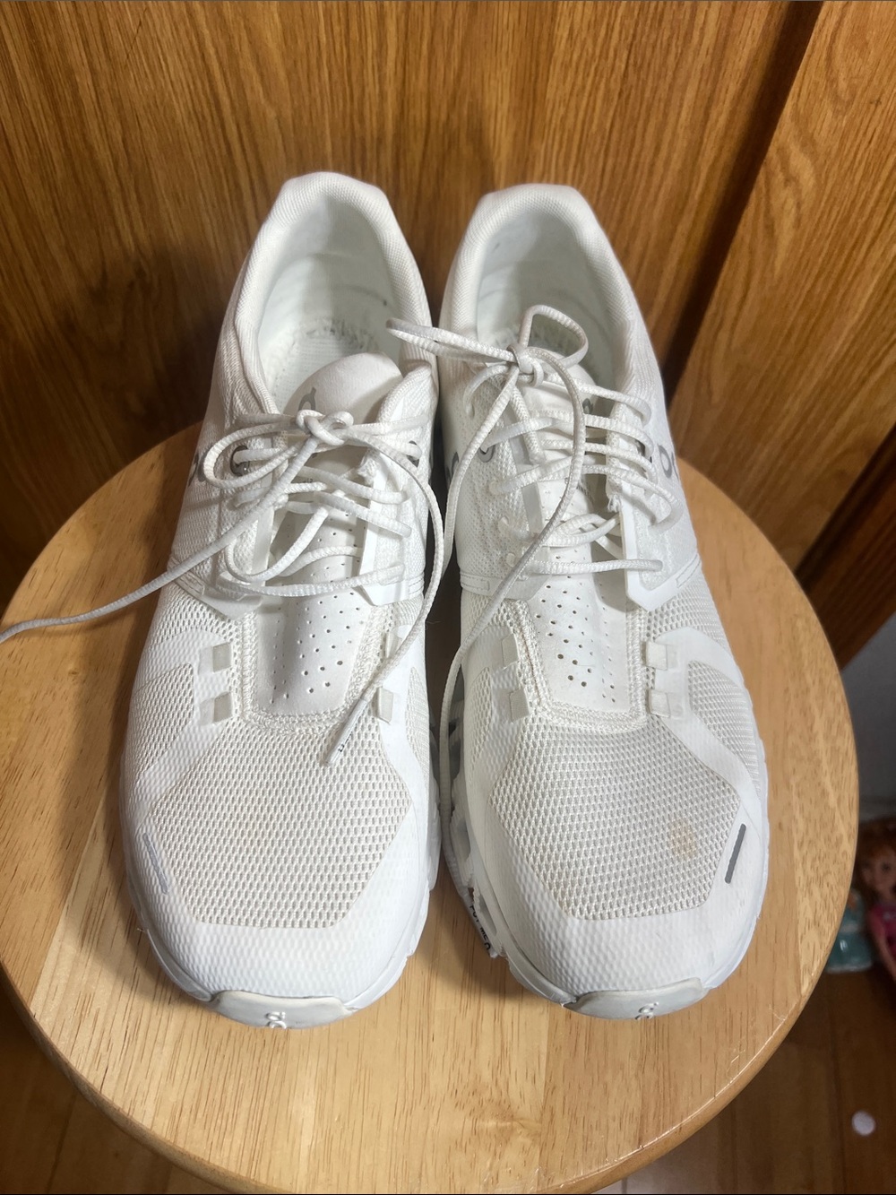 On Running Women's White Athletic Lace-Up Sneakers